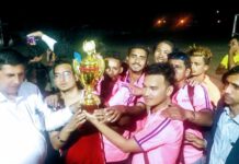 वापीमा भलिवल प्रतियोगिता सम्पन्न: तारापुर टिम प्रथम